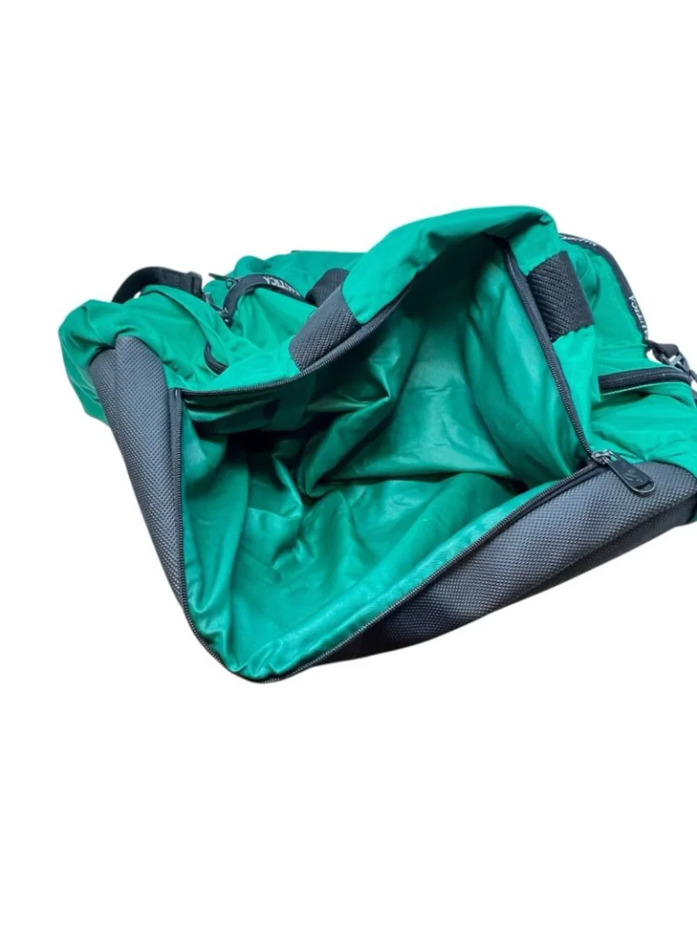 Nautica Team USA Vintage 90's Duffle Gym Travel Bag Retro Green Olympics 22